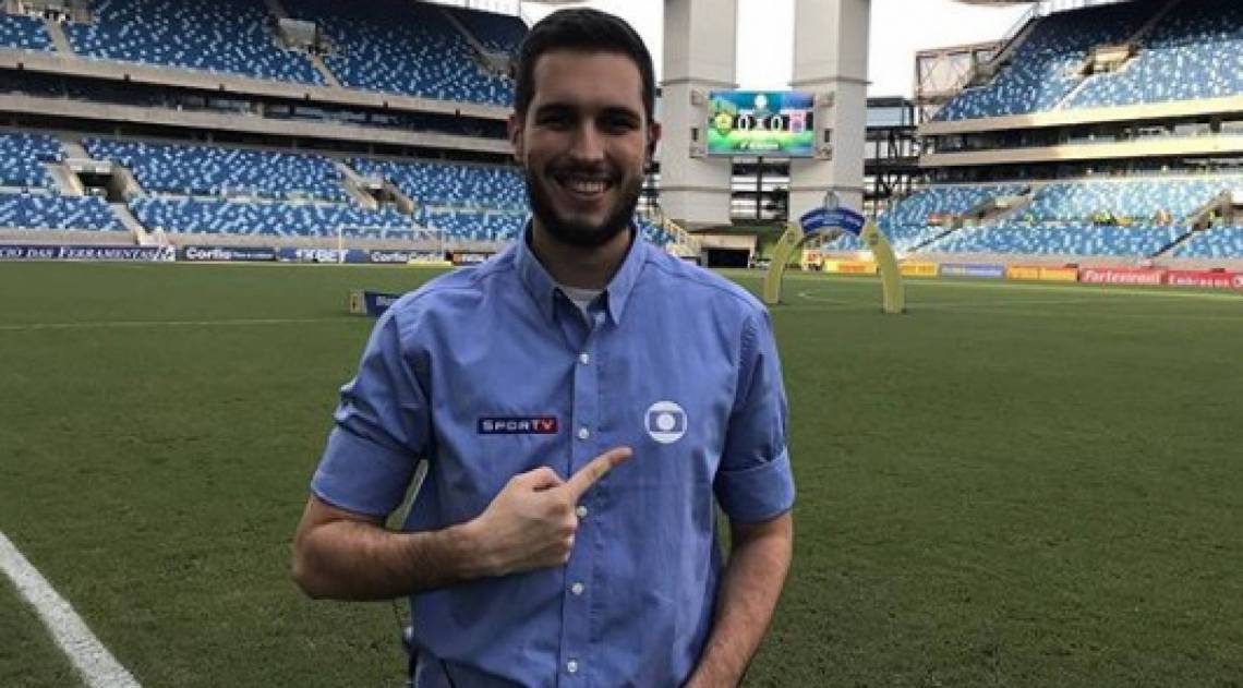 Flávio Passos, repórter do Grupo Globo - Reprodução