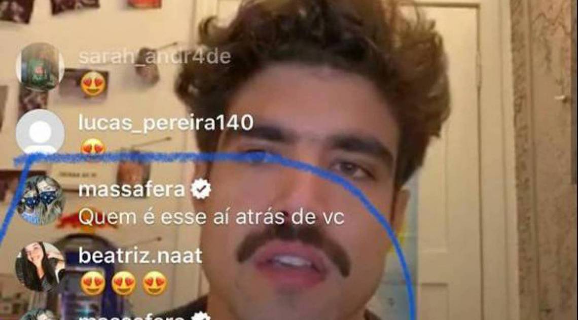 Grazi cerca Caio Castro em live