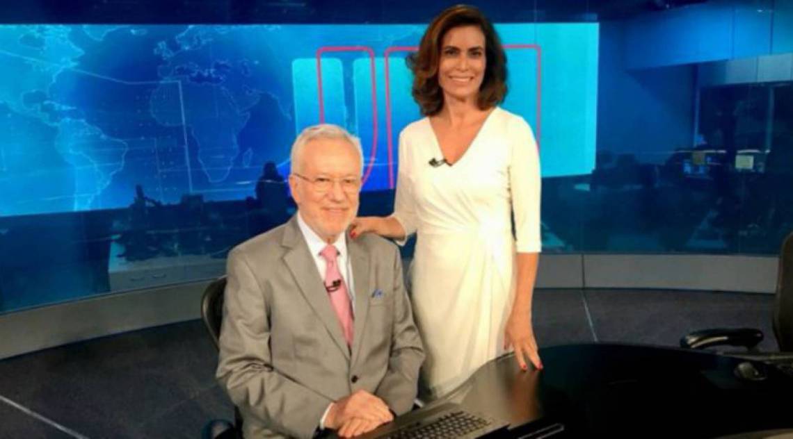 Alexandre Garcia e Giuliana Morone  - Reprodução Instagram 