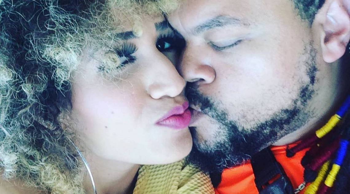 Babu Santana e a namorada, Tatiane Melo