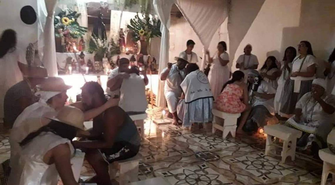 Tenda de umbanda Casa Pai Jo&atilde;o do Congo, em Nova Igua&ccedil;u