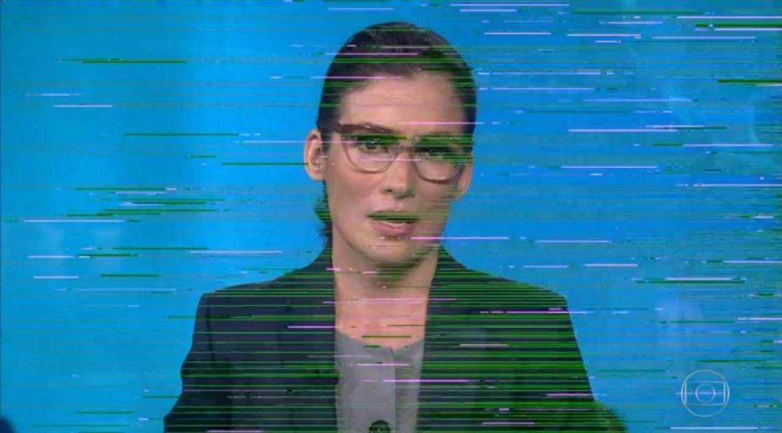 Jornal Nacional apresentou falha t&eacute;cnica nesta ter&ccedil;a-feira e foi ao ar sem escalada. Imagem e som foram comprometidos - Reprodução