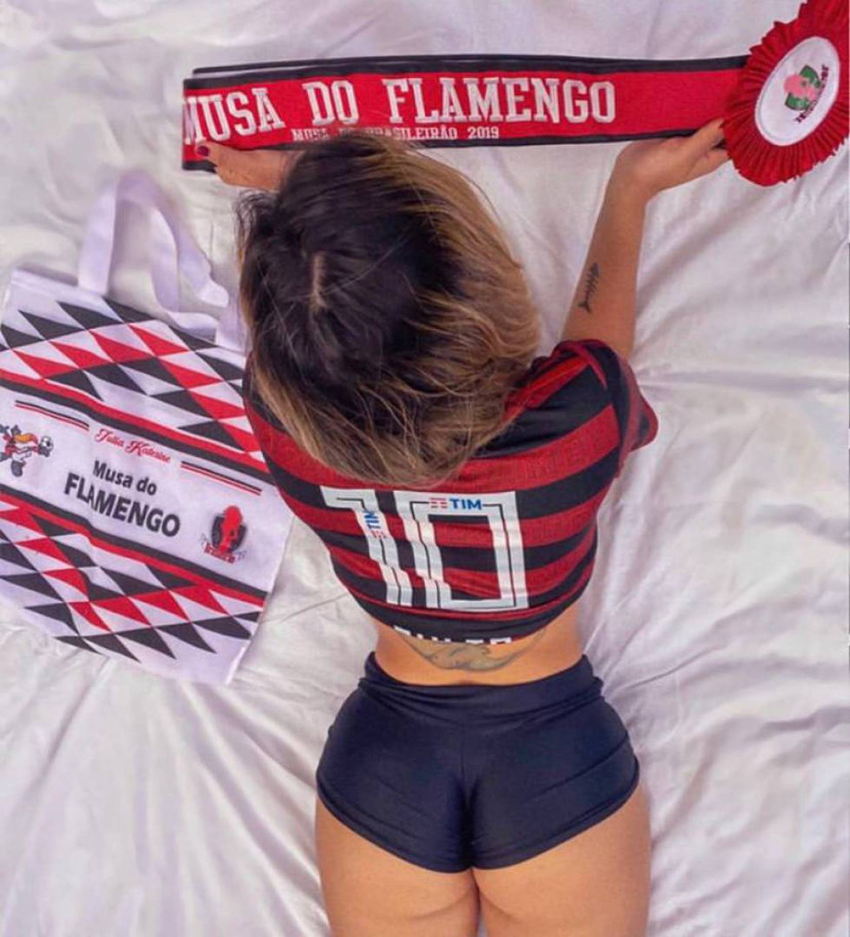 Julia Katerinne é musa do Flamengo
