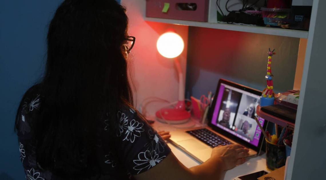 Rio de Janeiro - RJ  - 15/05/2020 - COVID 19 - Coronavirus no Rio - Atendimento psicologico a profissionais de saude, pacientes e familiares afetados pela Covd-19 - Foto: Gilvan de Souza / Agencia O Dia