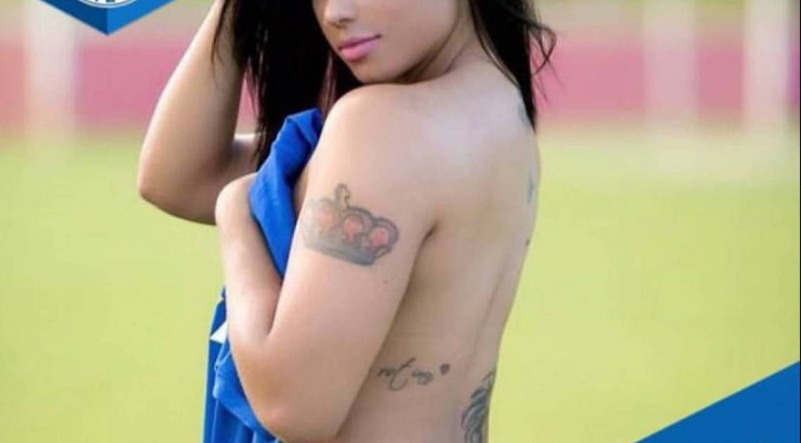 Kamilla Dias é musa do Cruzeiro