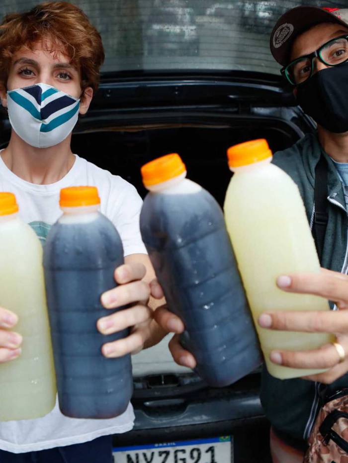 Fabiano na sua nova rotina: entrega para o cliente F&aacute;bio Astrachan