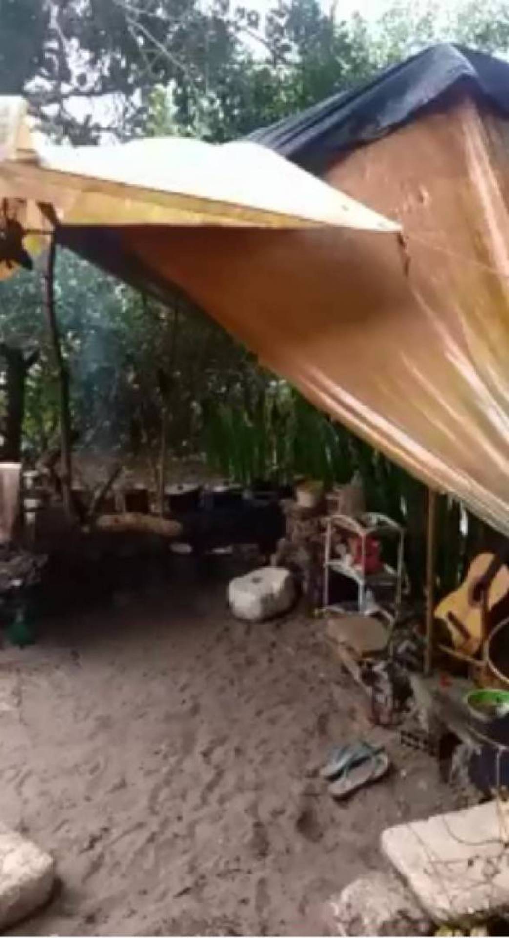 Acampamento tinha cerca de 35 barracas - Divulga&ccedil;&atilde;o / Guarda Municipal