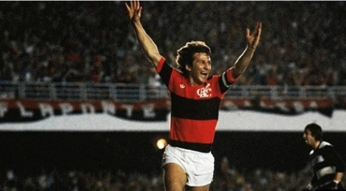 Zico &eacute; o maior &iacute;dolo da hist&oacute;ria do Flamengo