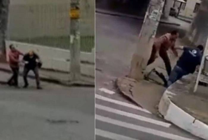 Imagens chocantes!&nbsp;Empres&aacute;rio agride cinegrafista da Rede Globo com trip&eacute;; v&iacute;deo