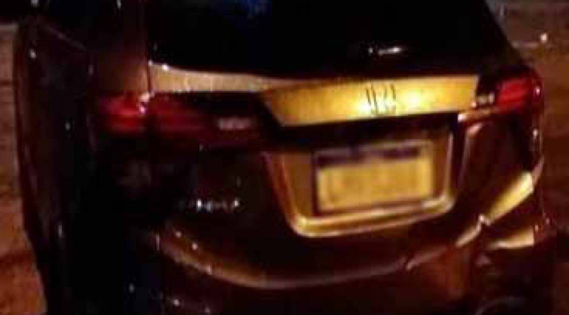 O carro roubado em julho do ano passado