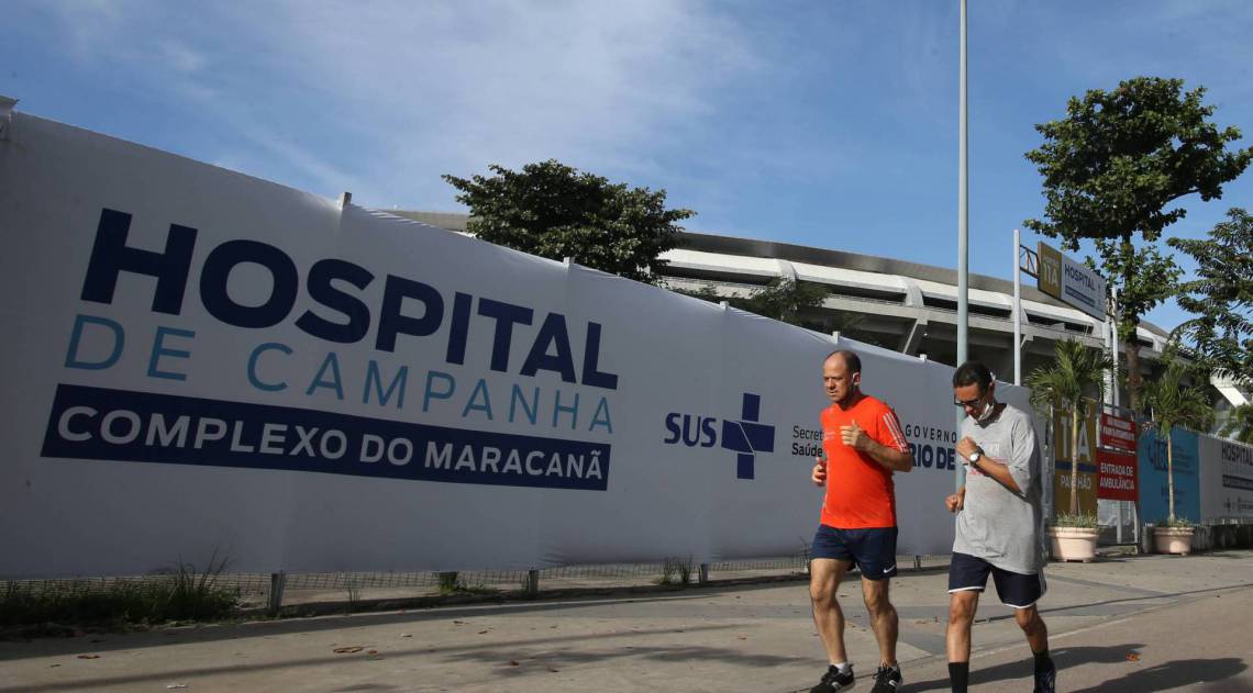 Hospital de campanha do Maracan&atilde; - Daniel Castelo Branco
