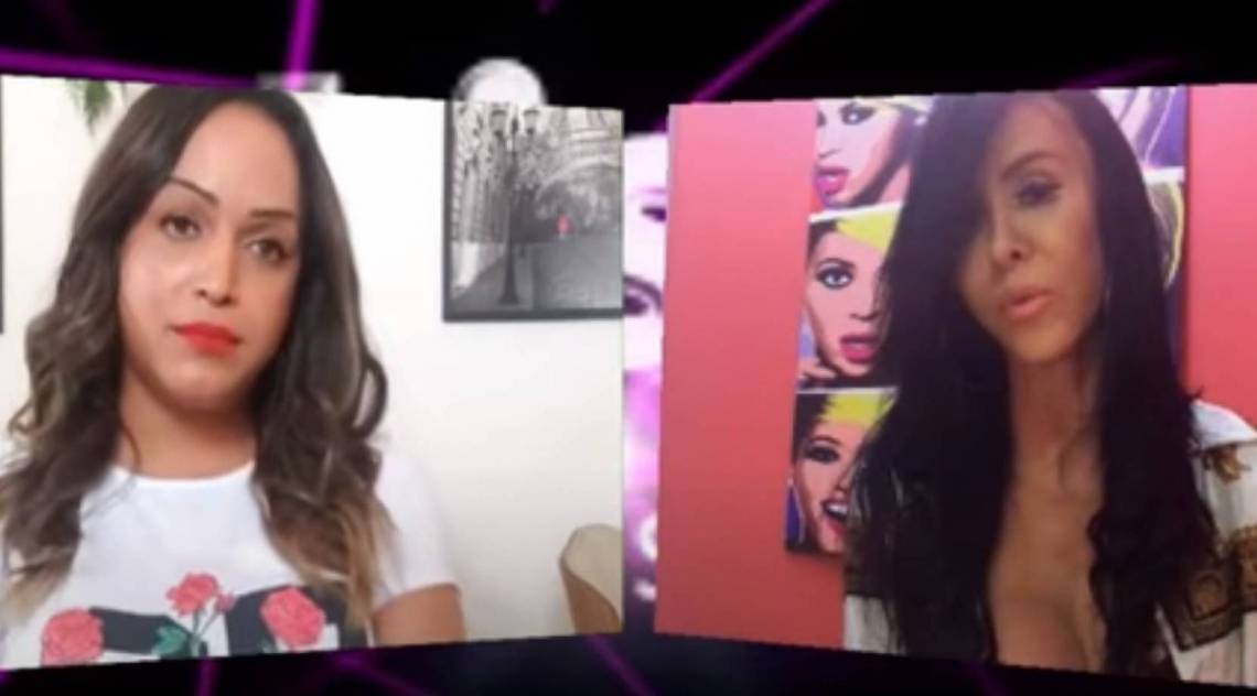 Sâmella Vinter e Lisa Gomes - Reprodução