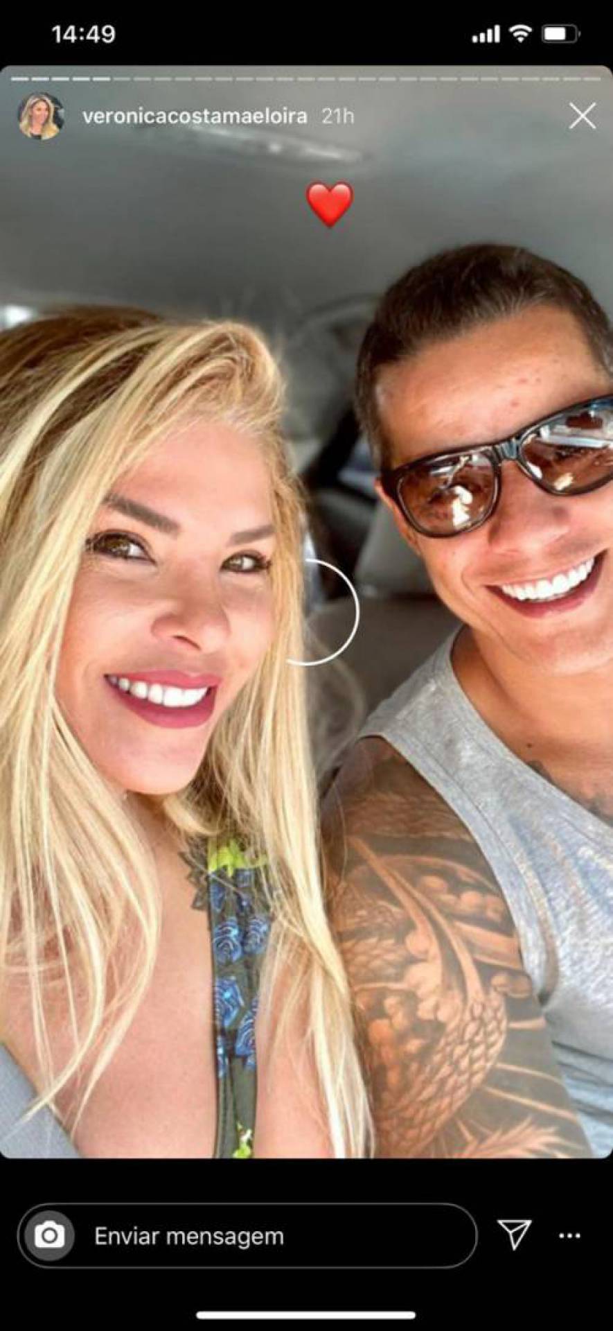 Verônica Costa e Leonardo Lacerda - Reprodução de internet
