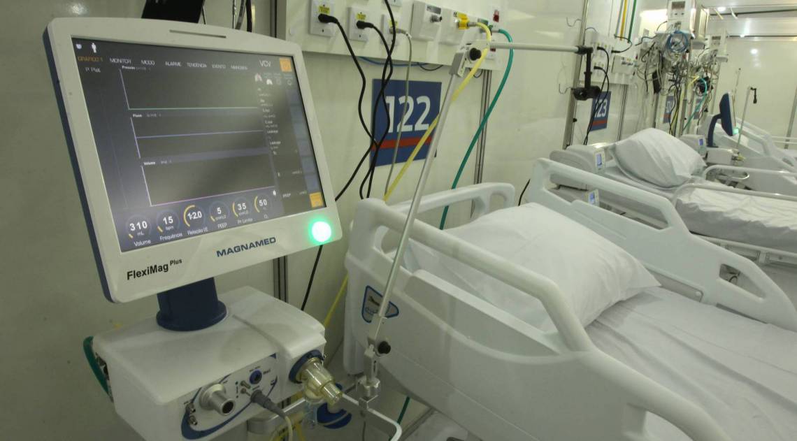 Hospital de Campanha de S&atilde;o Gon&ccedil;alo  - Estefan Radovicz / Agencia O Dia