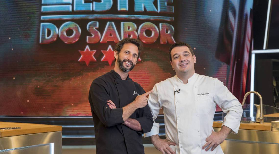 O português José Avillez passou o bastão para o chef carioca Rafa Costa e Silva - José Avillez e Rafael Costa e Silva
Caption