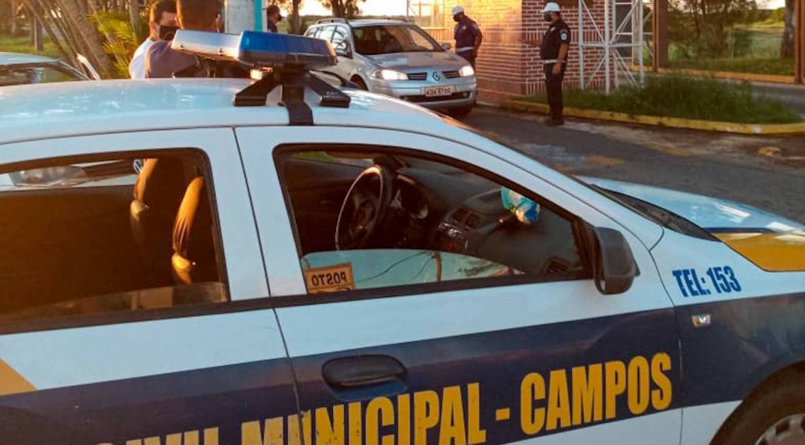 Guarda civil municipal atua contra violações ao lockdown em Campos - Divulgação prefeitura de Campos