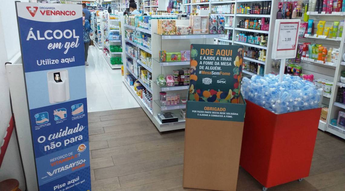 Programa já doou 160 toneladas de alimentos para 57 mil pessoas de mais de 50 comunidades - Divulgação / Sesc