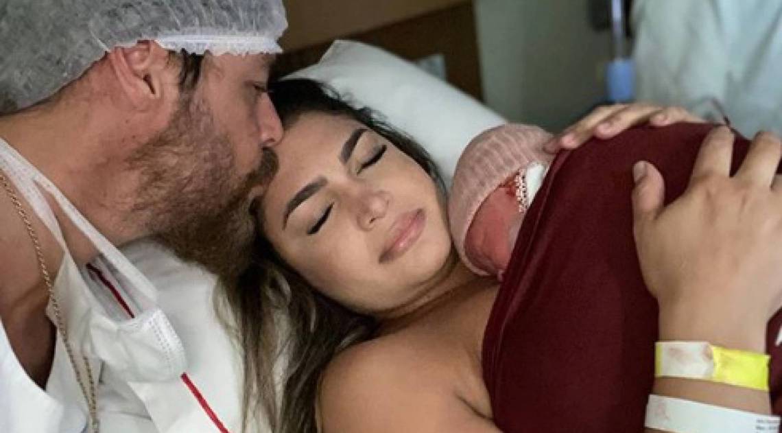 Theo Becker, a mulher e a filha - Reprodução