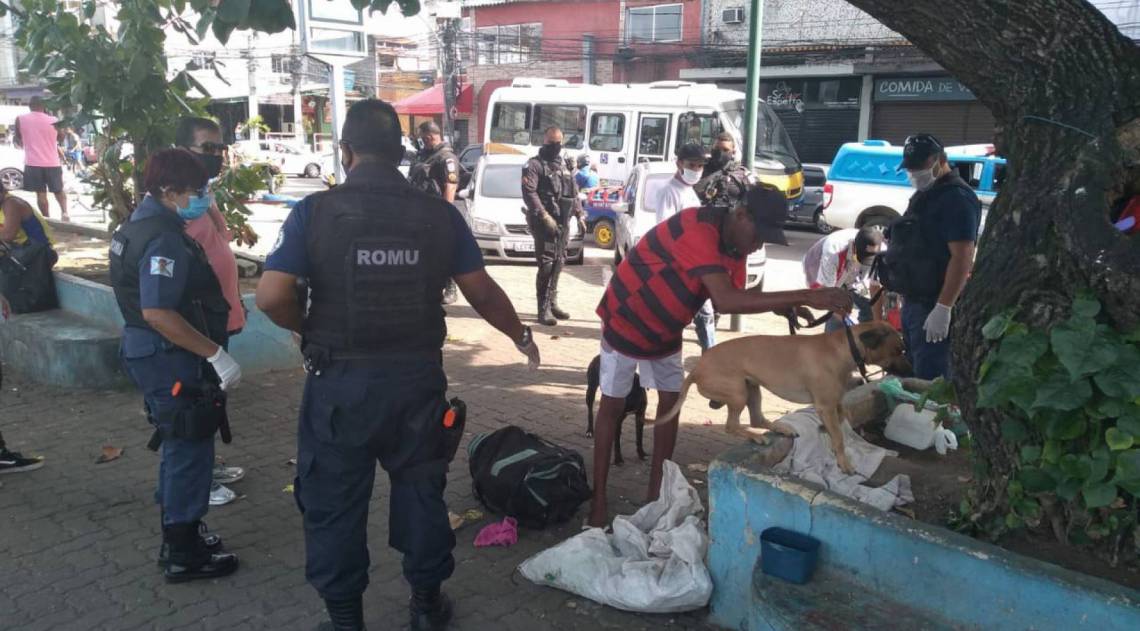 Guarda Municipal de Duque de Caxias no enfrentamento contra o coronavírus - Divulgação