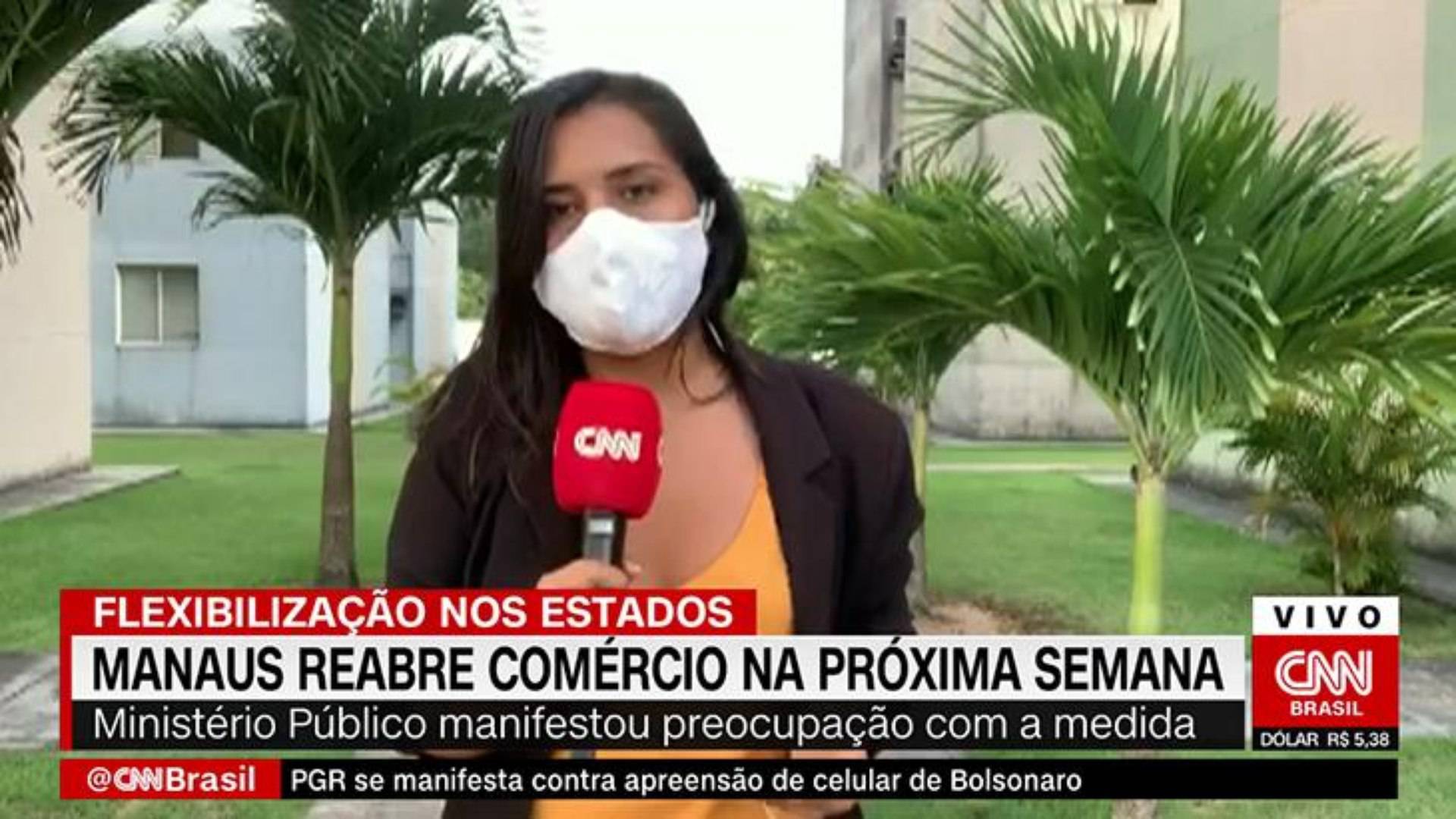 Luciene Kaxinaw&aacute; passou mal e desmaiou ap&oacute;s link ao vivo na CNN Brasil