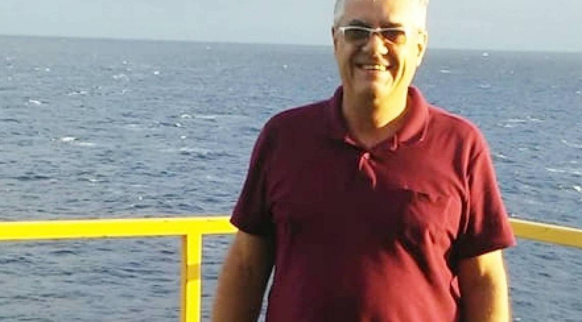 O petroleiro João Batista Rangel ficou mais de um mês internado lutando contra o coronavírus; ele morreu na UTI do hospital da Unimed, em Campos - Divulgação Sindipetro-NF