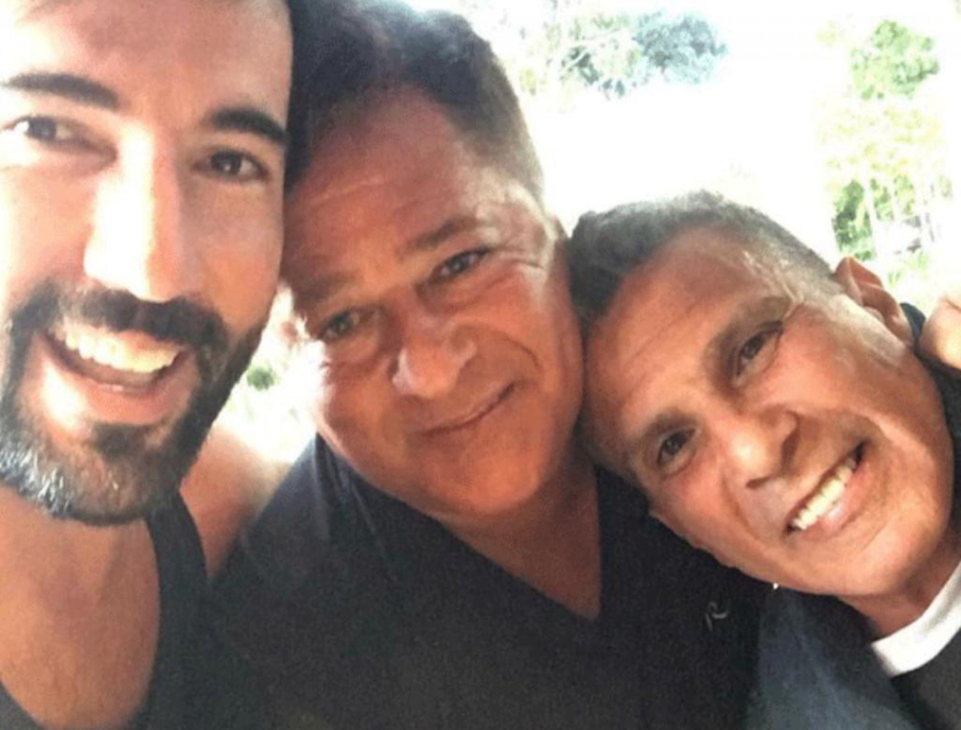 Sandro, Leonardo e Eri Johnson - Reprodução