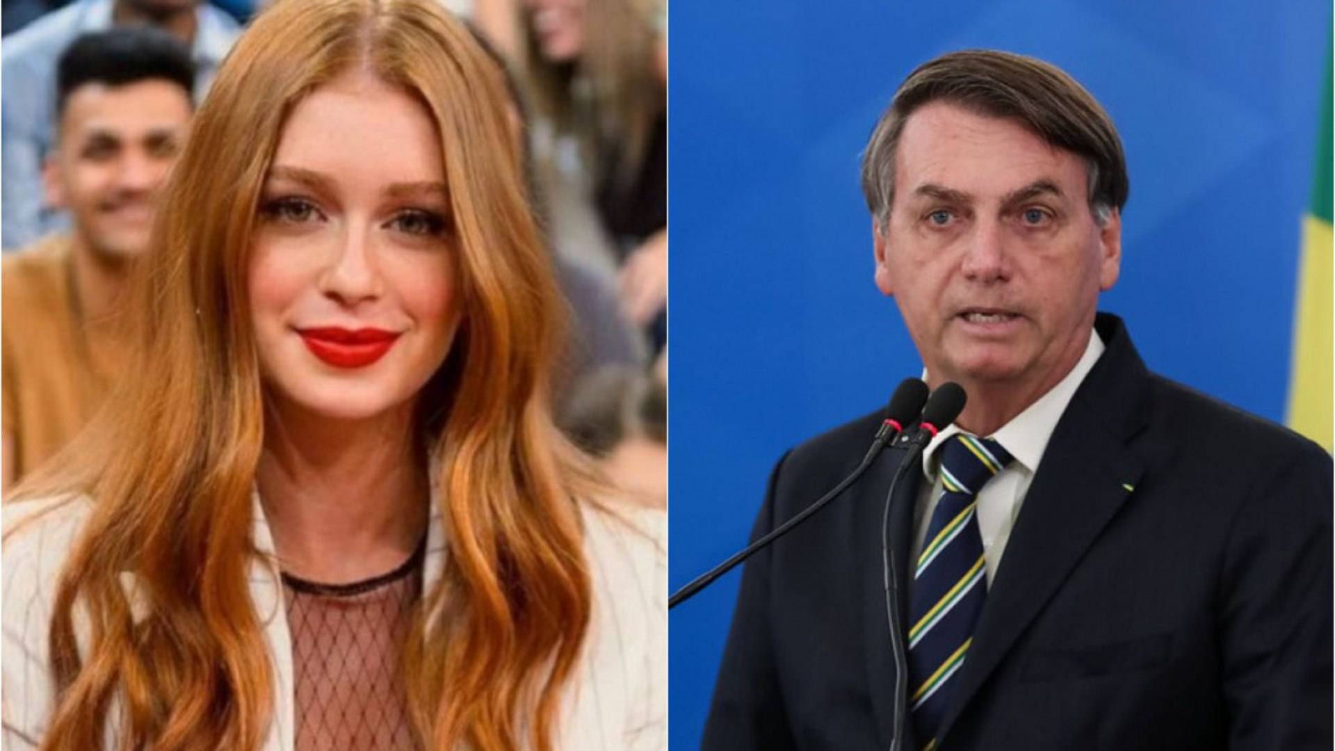 Marina Ruy Barbosa e Bolsonaro