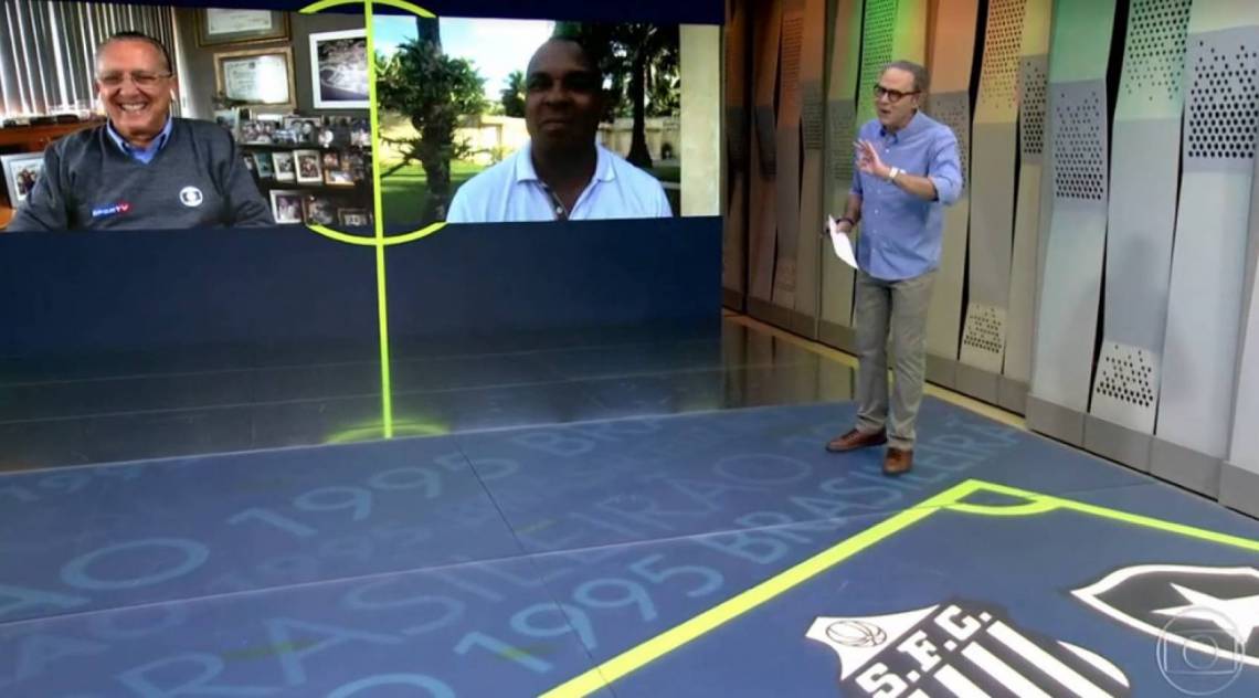 Torcedores suspeitam que Donizete Pantera tenha soltado peido em transmissão da Globo - Reprodução