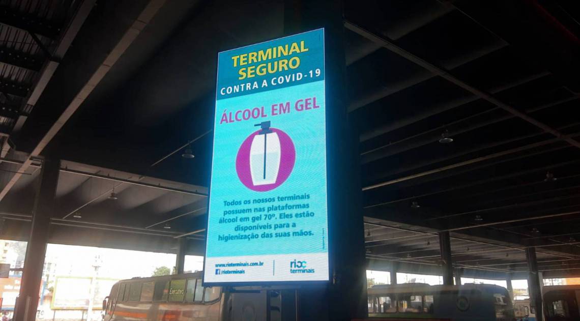 Rodoviárias estão se adequando para retomada da circulação normal