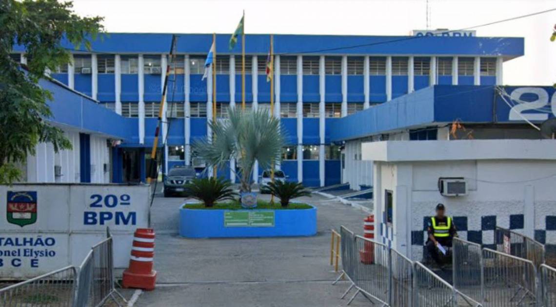 20ºBPM (Mesquita) desmentiu o boato - Reprodução/Google Street View