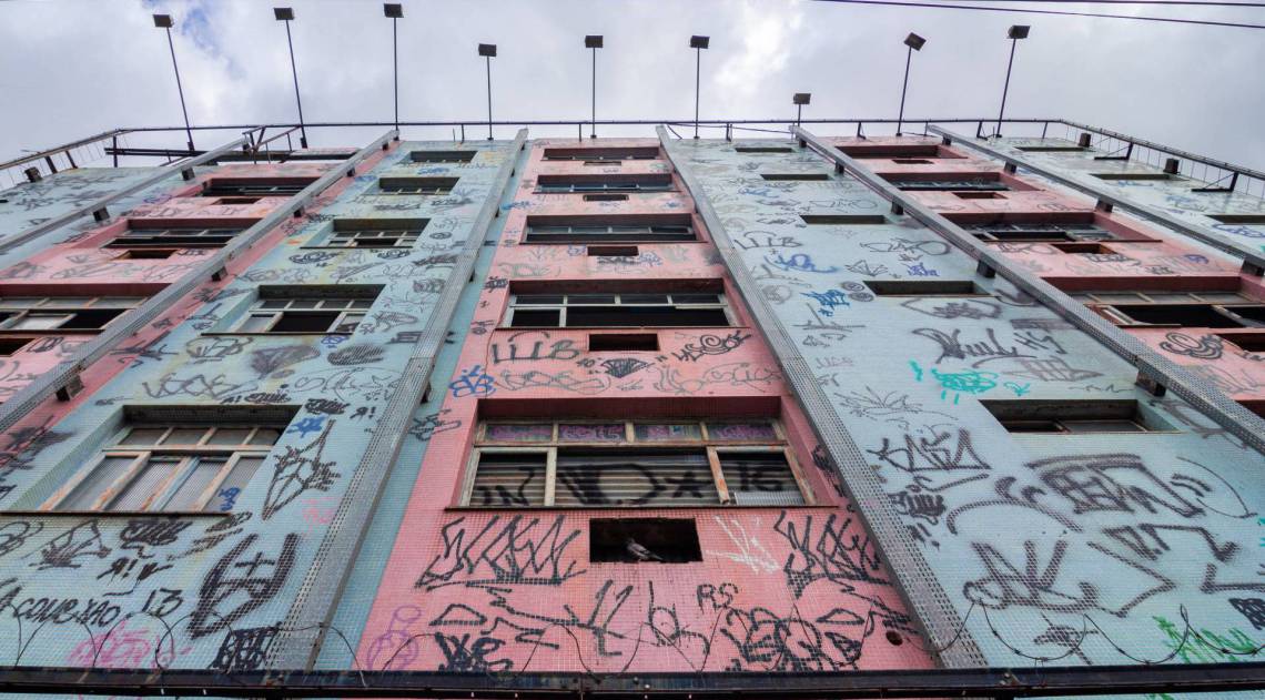 Filmagens do filme que vai contar a história do prédio onde funcionava o antigo Hotel União