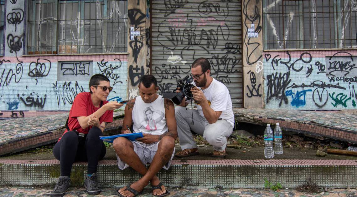 Filmagens do filme que vai contar a história do prédio onde funcionava o antigo Hotel União