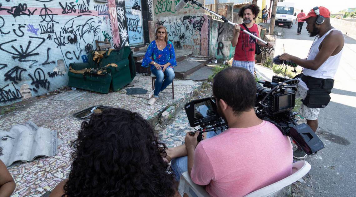 Filmagens do filme que vai contar a história do prédio onde funcionava o antigo Hotel União