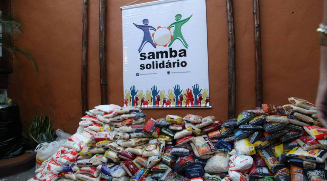 Samba Solid&aacute;rio: vinte toneladas e quarenta entidades beneficiadas em sete anos