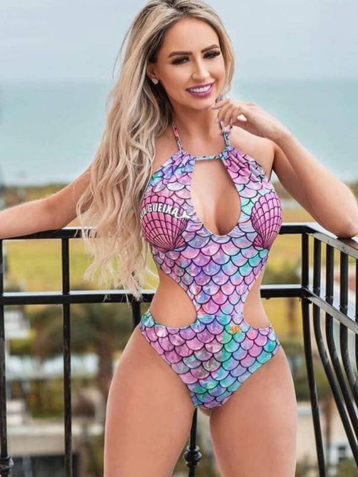 Modelo e empresária paranaense, Daiane Novais é musa do Atlético Sorocaba