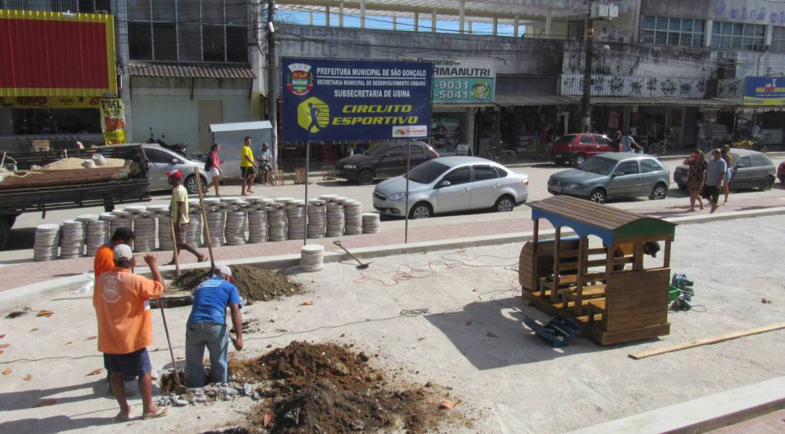 Construção de Circuito Esportivo no Jardim Catarina está em fase final