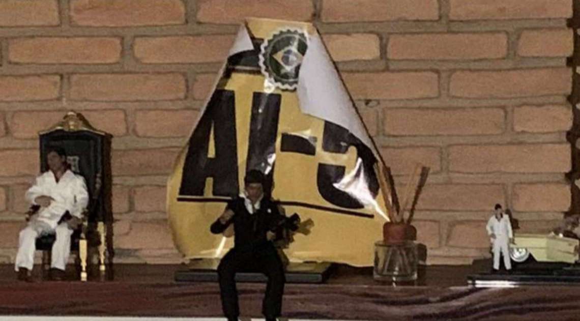 Objeto estava em cima de lareira - Divulgação / Polícia Civil