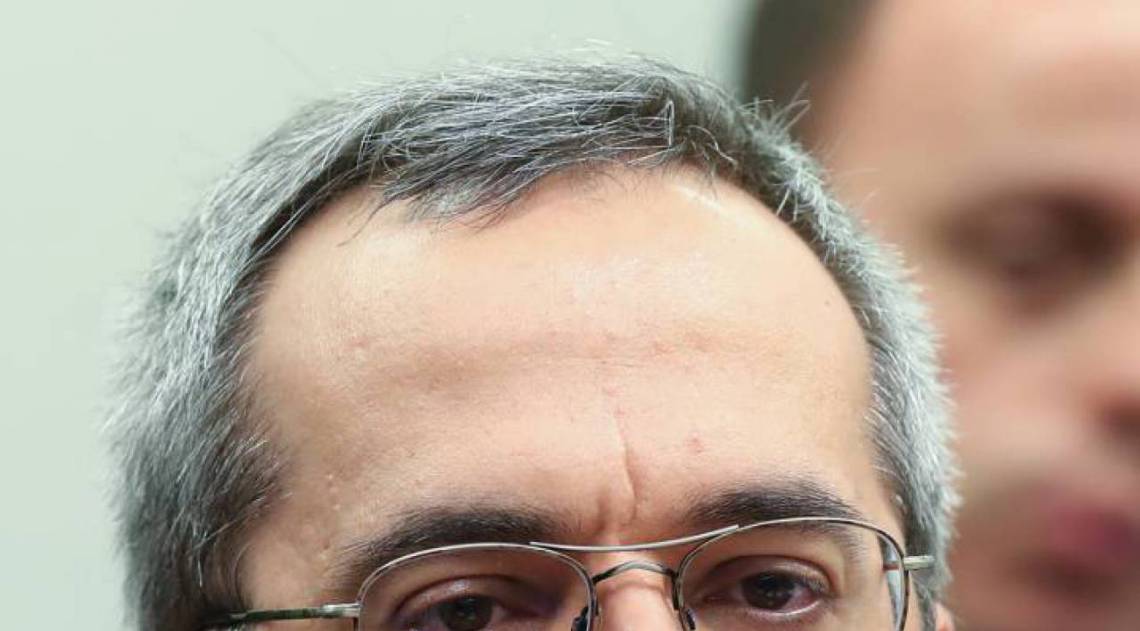 Brasília- DF. 11-12- 2019-   ministro da Educação Abraham Weintraub durante depoimento na comissão de educação da câmara. Foto: Lula Marques/Fotos Publicas