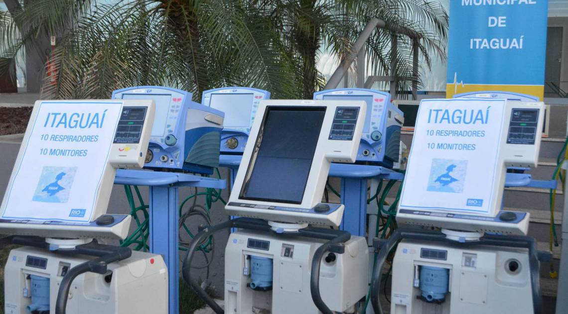 Prefeitura do Rio cedeu equipamentos para várias cidades, dentre elas, Itaguaí - Divulgação - Câmara Municipal de Itaguaí