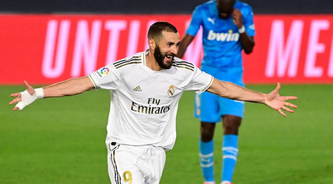 Benzema fez o segundo gol - AFP