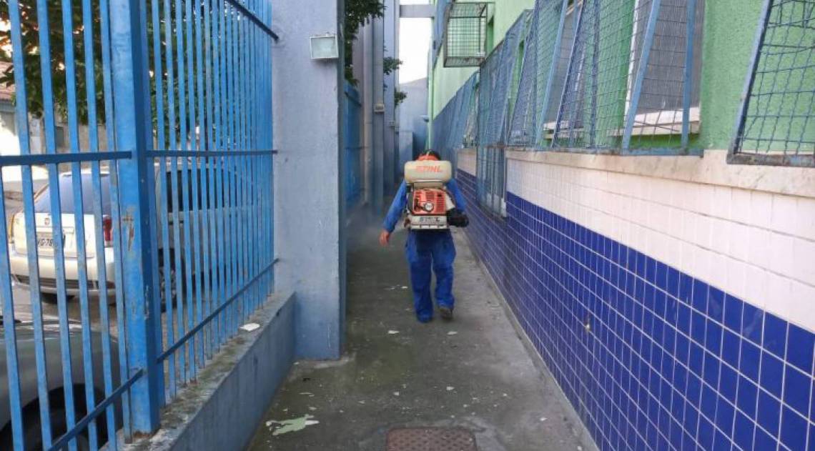 Meriti higieniza escolas municipais - Divulgação