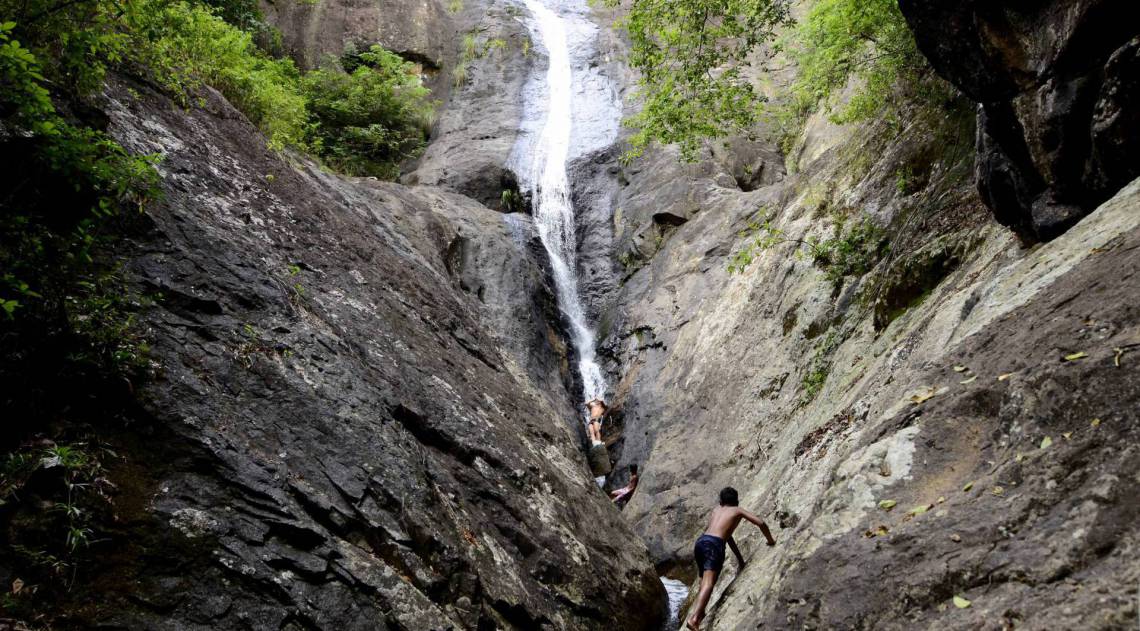 Quedas d'água do Parque Natural de Nova Iguaçu