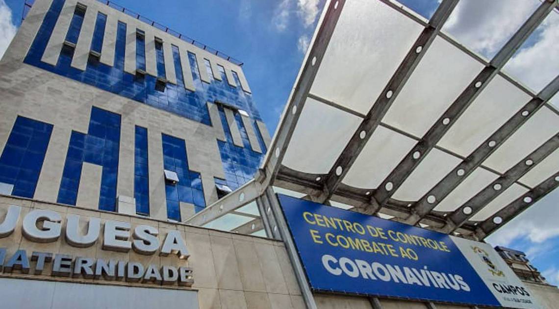 A prefeitura de Campos montou o Centro de Combate ao Coronavírus, unidade de referência do município, no início da pandemia - Divulgação prefeitura de Campos