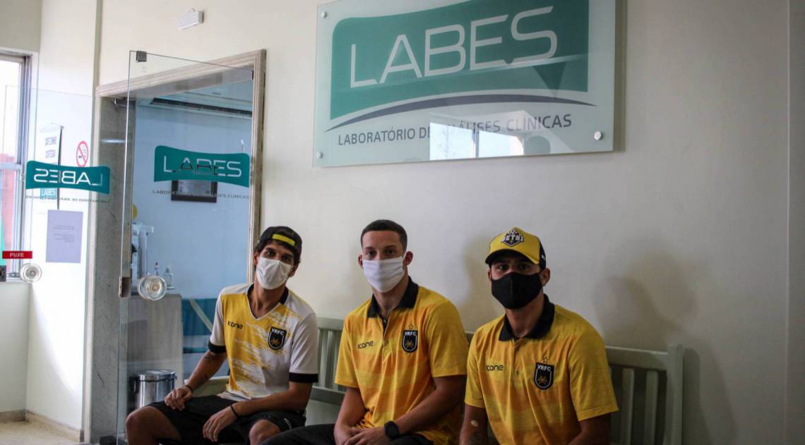 Os atletas que realizaram os testes nesta segunda-feira são pratas da casa do Voltaço - Divulgação