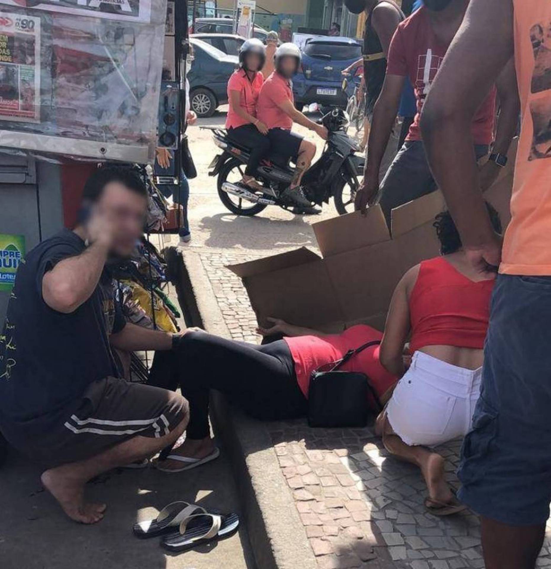 Mulher é baleada no Anil  - Reprodução Internet 