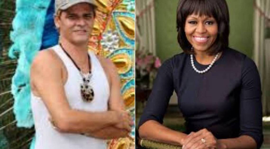 Alexandre Louzada e Michelle Obama - Reprodução/Montagem