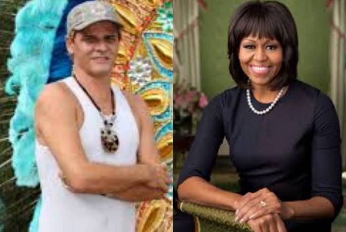 Alexandre Louzada e Michelle Obama - Reprodução/Montagem