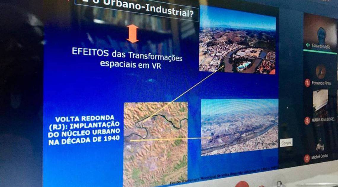 Roda de conversa virtual com o tema biogeodiversidade de Volta Redonda