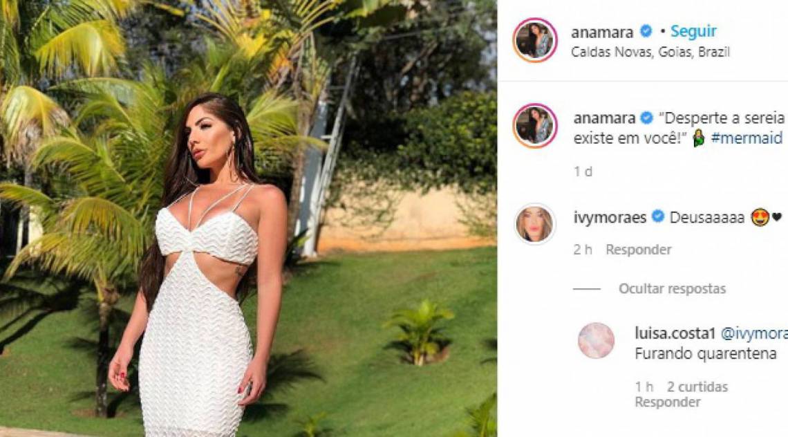 Anamara participou da festa de empresário em Caldas Novas