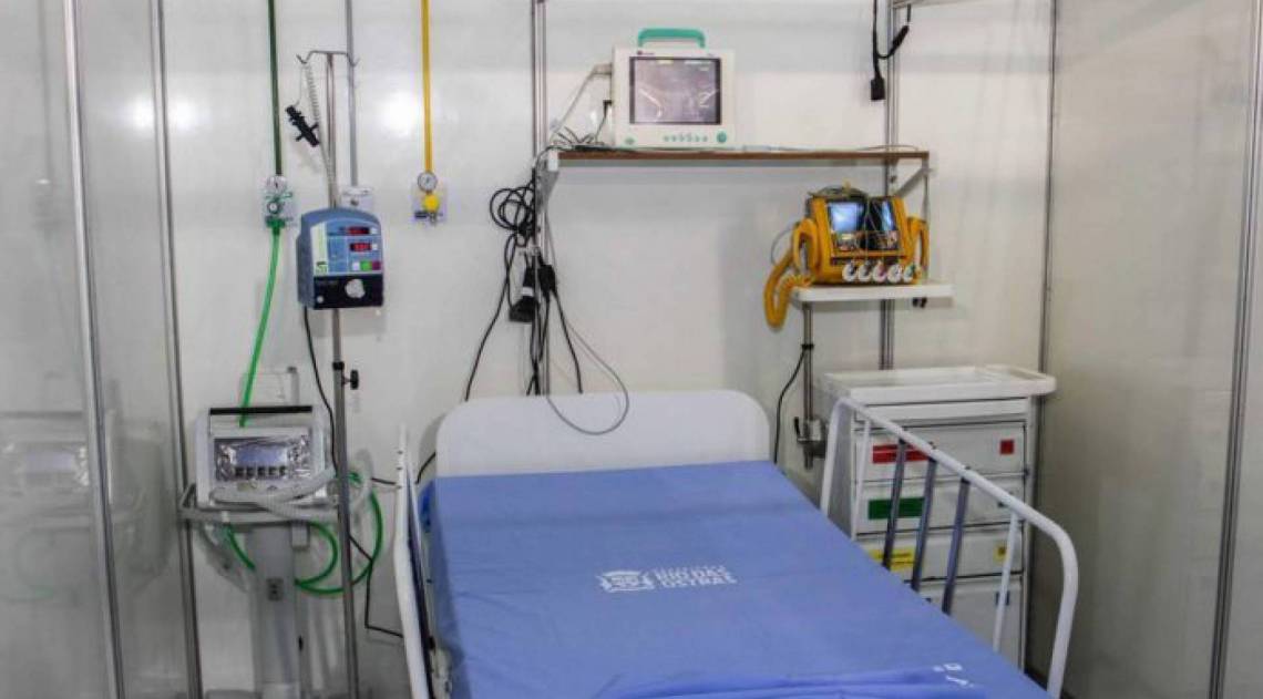 Em meio à crise sanitária, o investimento em hospitais de campanha é uma recomendação feita pela Organização Mundial de Saúde - OMS - Divulgação